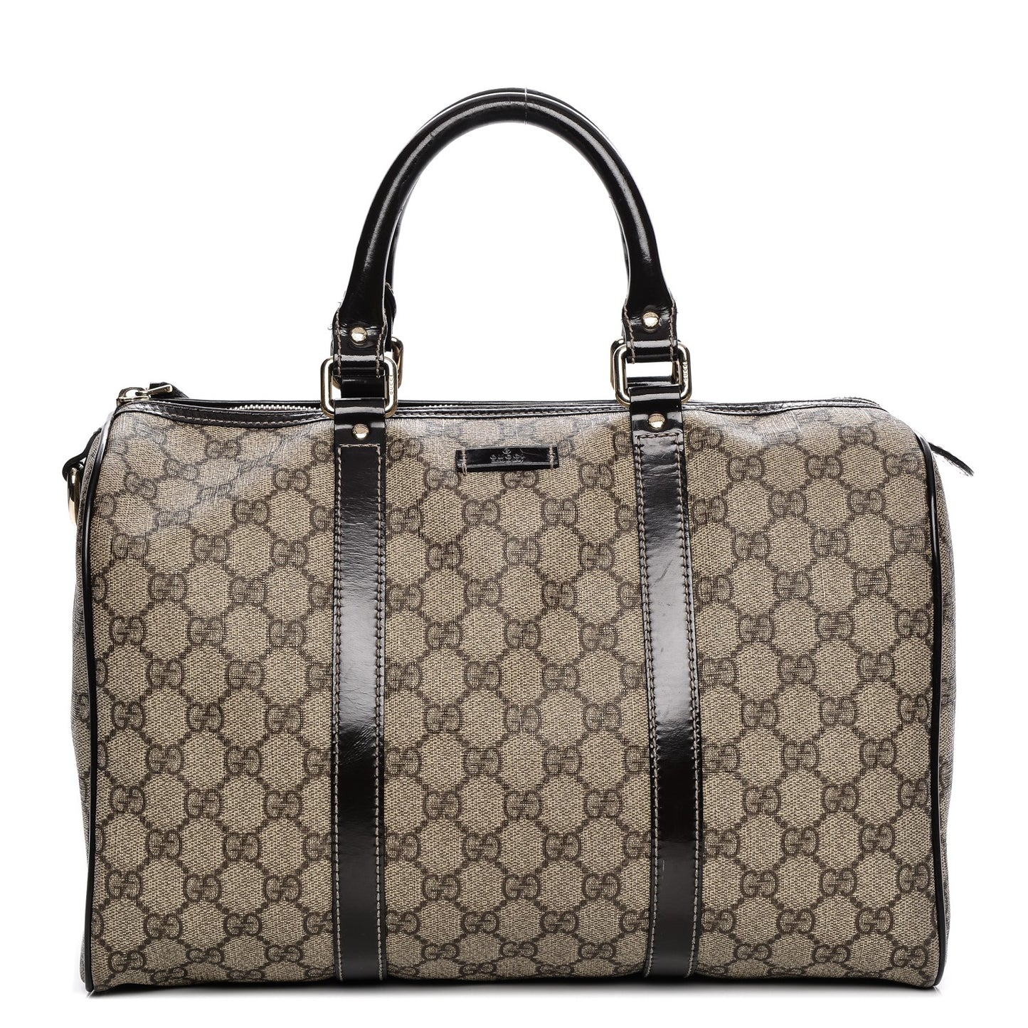 GG Plus Monogram Medium Joy Boston Dark Brown