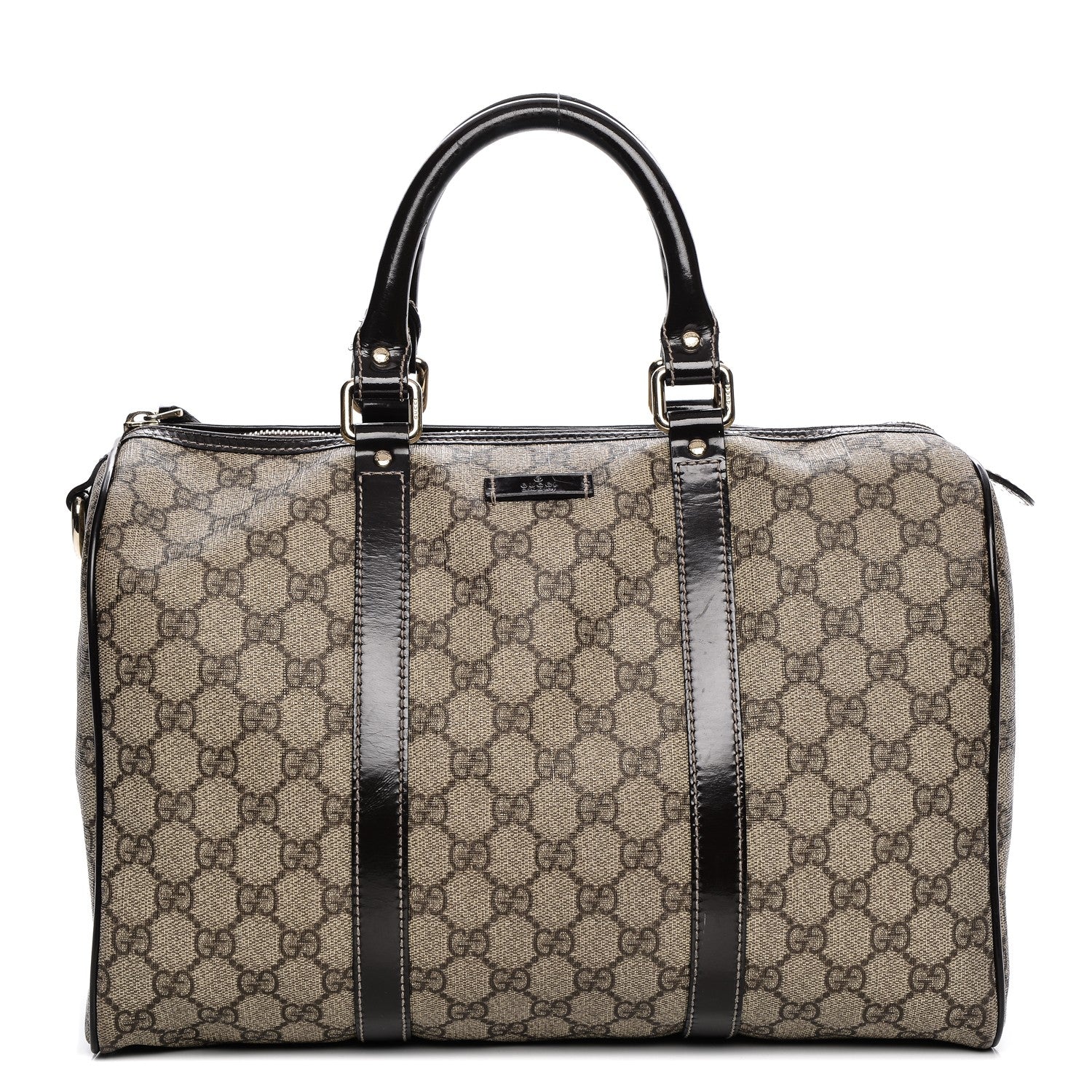 Gucci GG Plus Monogram Medium Joy Boston Dark Brown 1 of 10
