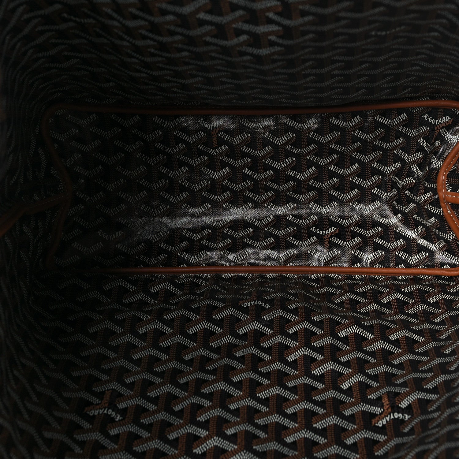 Goyard Goyardine Reversible Anjou PM Black Gold 10 of 13