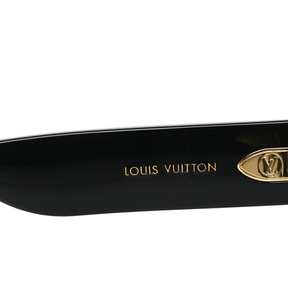 Louis Vuitton Acetate LV Empreinte Square Sunglasses Z1611W Black 5 of 8