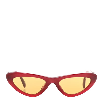 Miu Miu Acetate Cat Eye Sunglasses SMU B11-U Opal Burgundy 2 of 8