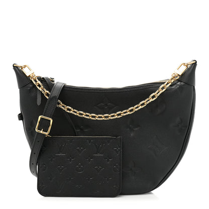 Louis Vuitton Empreinte Monogram Giant Loop Hobo Black 2 of 10
