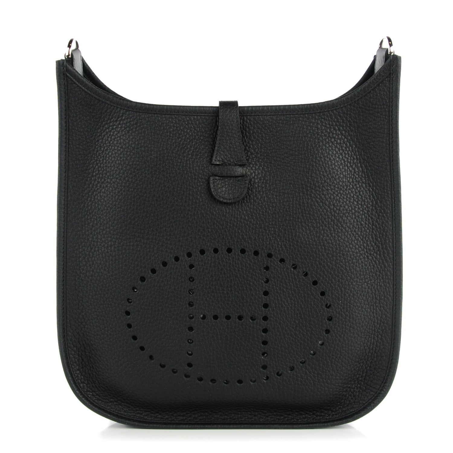 Hermes Taurillon Clemence Evelyne III PM Black 1 of 9