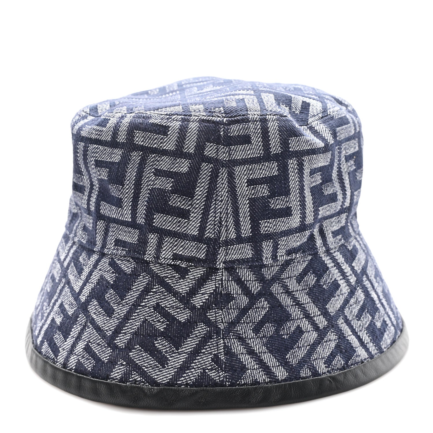 Fendi Denim FF Bucket Hat L Black 4 of 8