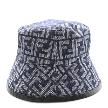 Fendi Denim FF Bucket Hat L Black 4 of 8