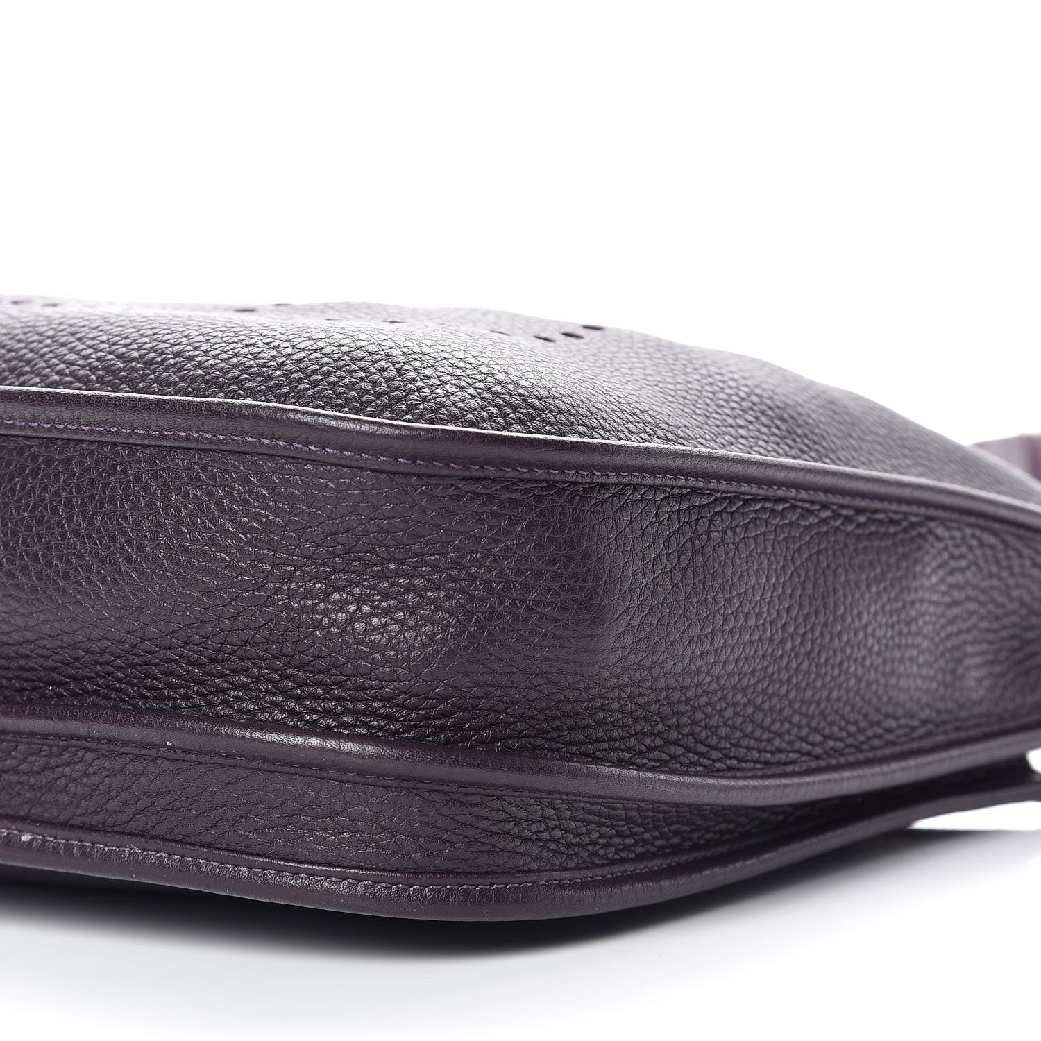 Hermes Taurillon Clemence Evelyne III PM Raisin 6 of 10