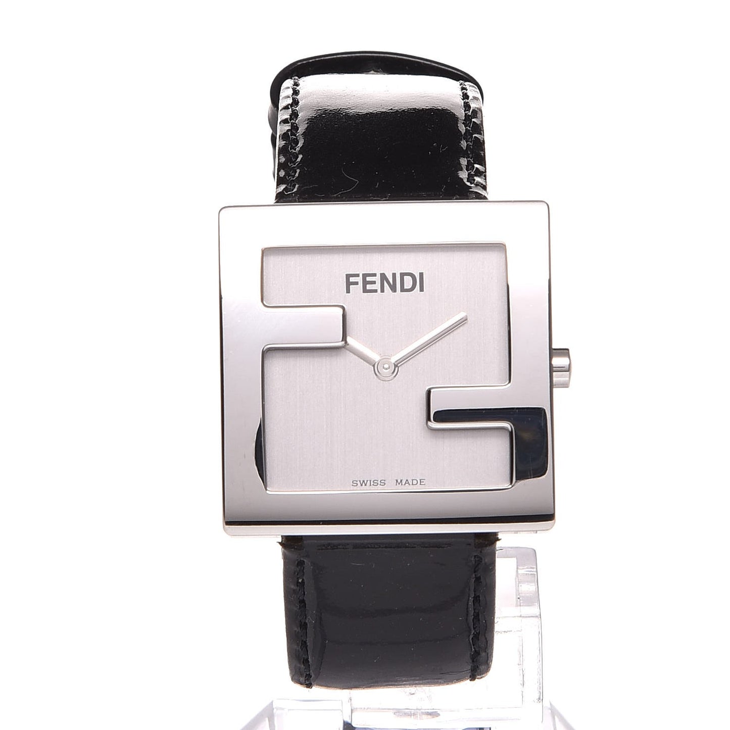 Stainless Steel Calfskin 24mm FendiMania Quartz Watch