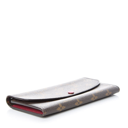 Louis Vuitton Monogram Emilie Wallet Fuchsia 4 of 10