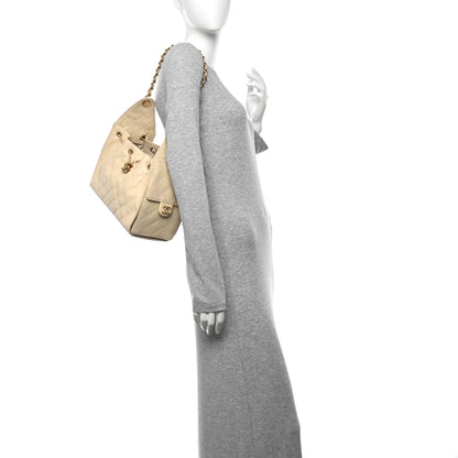 Chanel Caviar Quilted Small Chanel 25 Handbag Light Beige 2 of 10