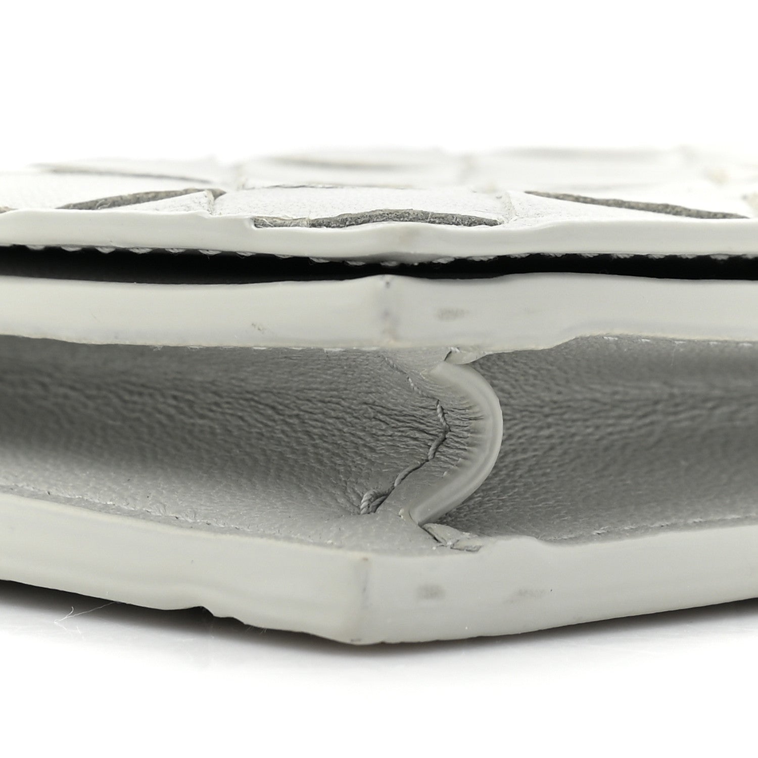 Bottega Veneta Nappa Intrecciato Card Case Agate Grey 8 of 9