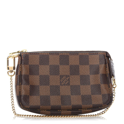 Louis Vuitton Damier Ebene Mini Pochette Accessories 1 of 9
