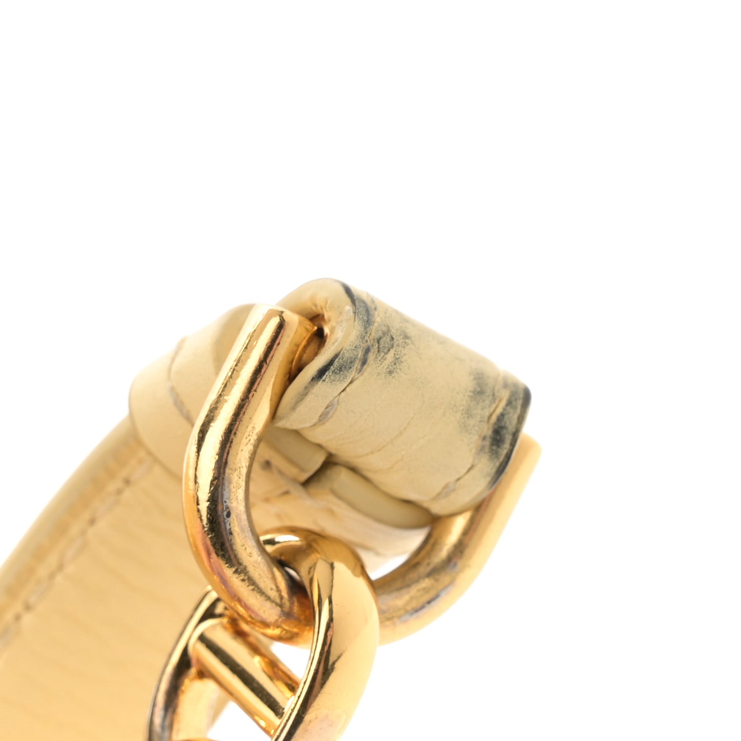 Calfskin Cannage Small Caro Bag Pale Yellow