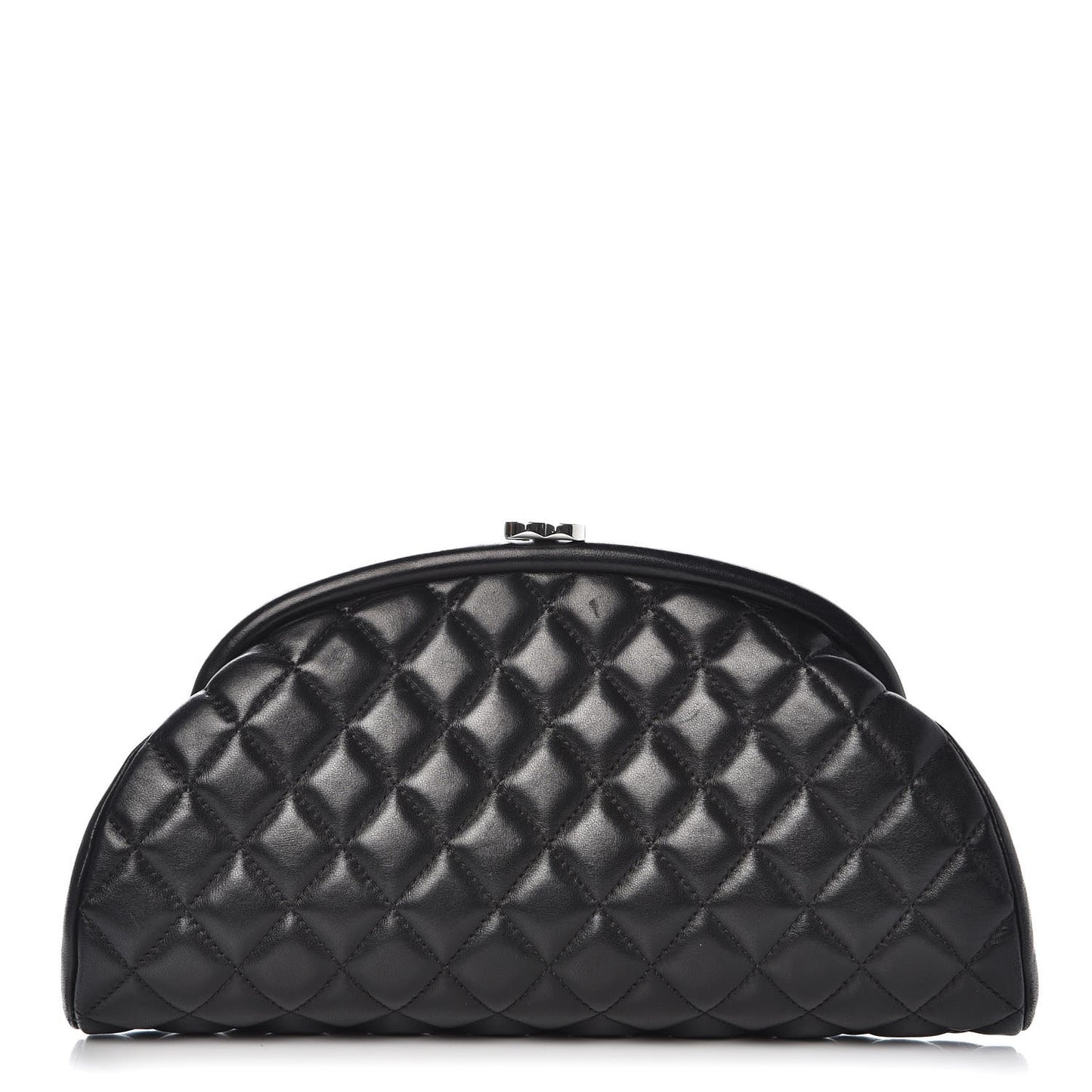 Lambskin Quilted Timeless Clutch Black