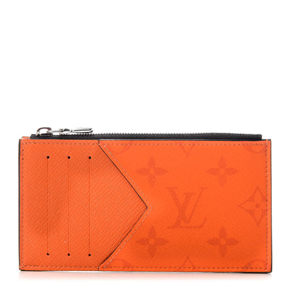 Louis Vuitton Taigarama Coin Card Holder Orange 1 of 7