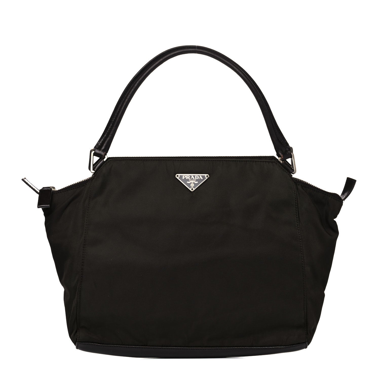 Prada Tessuto Nylon Nappa Tote Militare 1 of 18