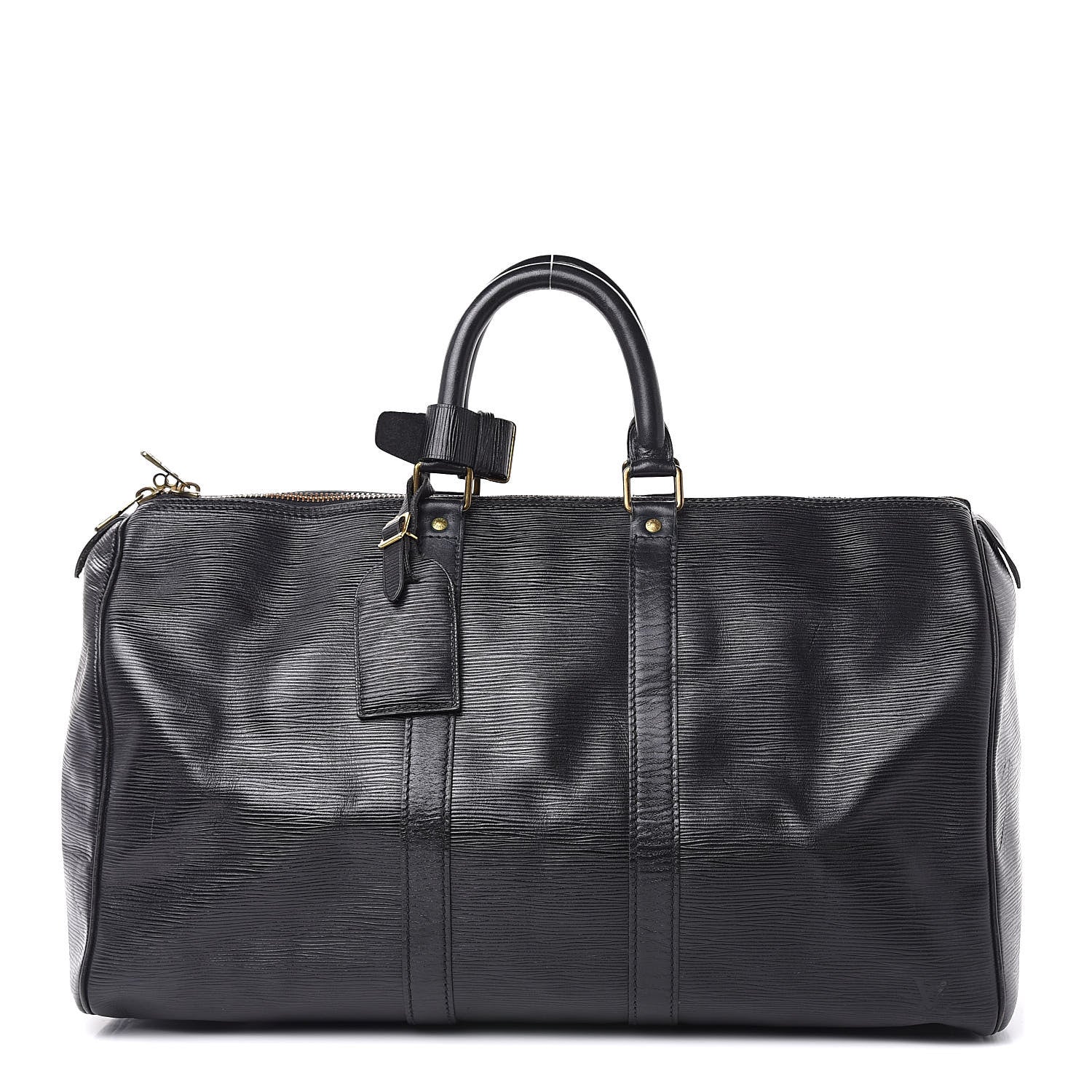 Louis Vuitton Epi Keepall 50 Black 1 of 16