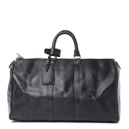 Louis Vuitton Epi Keepall 50 Black 1 of 16