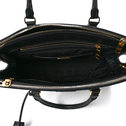 Prada Saffiano Medium Galleria Double Zip Tote Black 5 of 13