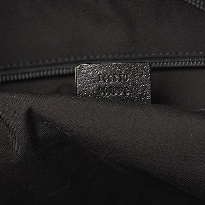 Gucci GG Monogram Web Large Collapsible Carry On Duffle Bag Black 6 of 9