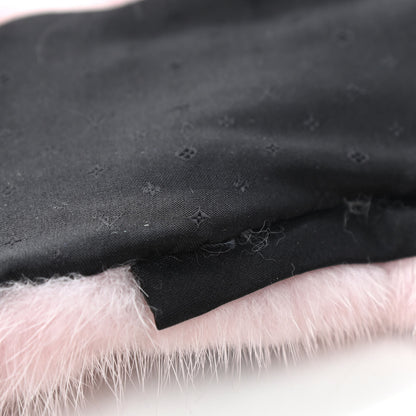 Louis Vuitton Monogram Mink Fur Sleep Mask Light Pink 10 of 11