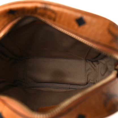 MCM Visetos Camera Crossbody Bag Cognac 4 of 8