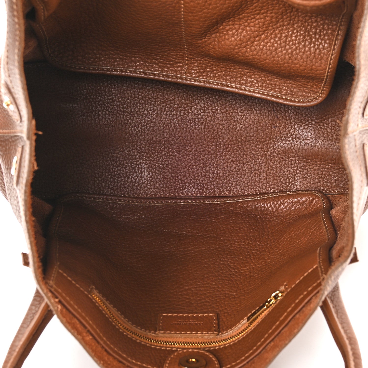 Dolce & Gabbana Grained Calfskin D Ring Shoulder Bag Brown 5 of 16