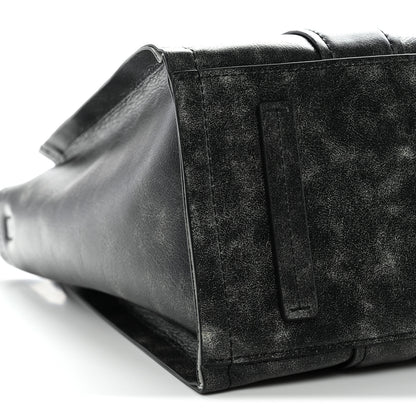 Marc Jacobs Distressed Calfskin Medium The Tote Bag Black 9 of 12