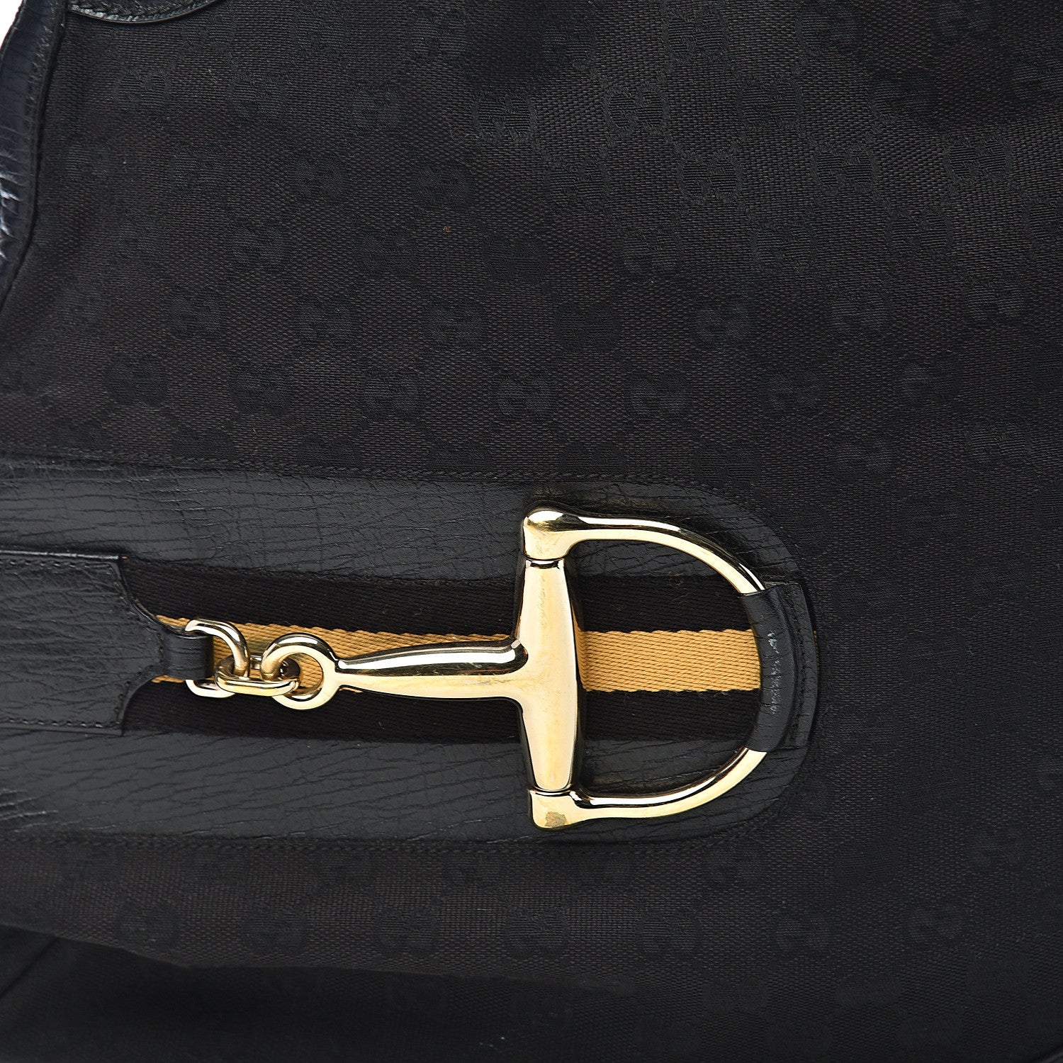 Gucci Monogram Hasler Hobo Black 14 of 14