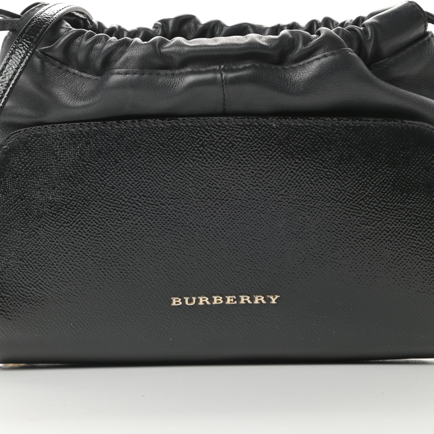 Burberry Patent Grained Calfskin Little Crush Black 9 of 13