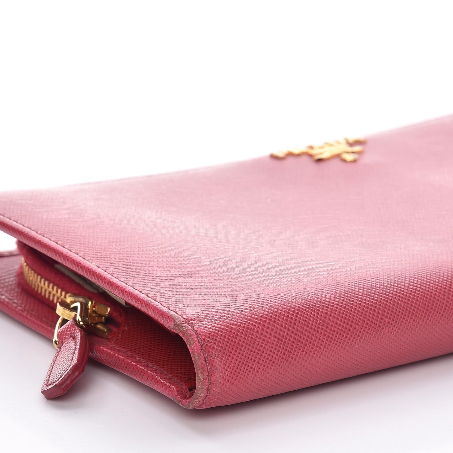 Saffiano Metal Double Snap Travel Wallet Ibisco
