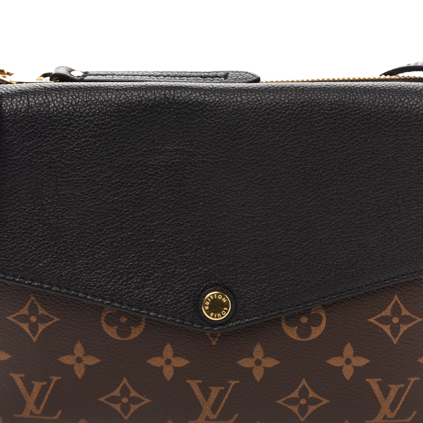 Monogram Twice Pochette Black