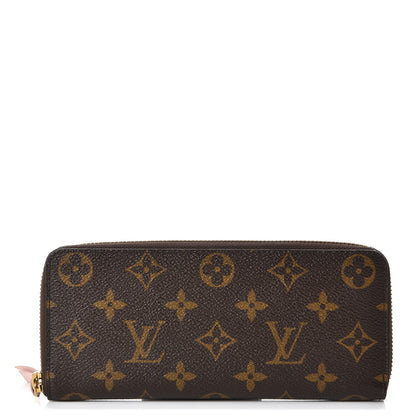 Louis Vuitton Monogram Clemence Wallet Rose Ballerine 1 of 7