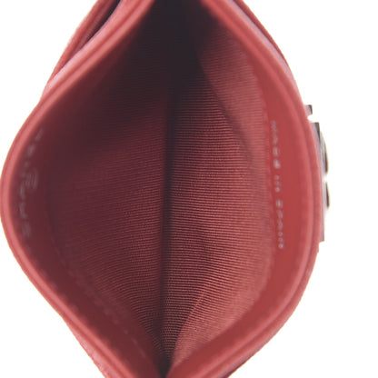 Chanel Caviar Quilted Boy Card Holder Red 5 of 9