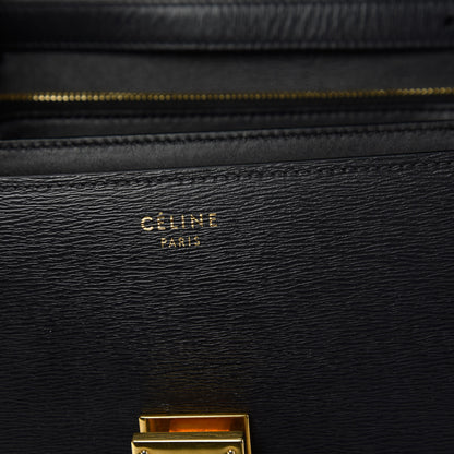 Celine Liege Calfskin Medium Classic Box Flap Bag Anthracite 9 of 12