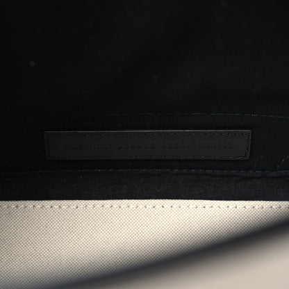 Balenciaga Cotton Canvas Calfskin Navy Cabas XS Natural Black 8 of 8