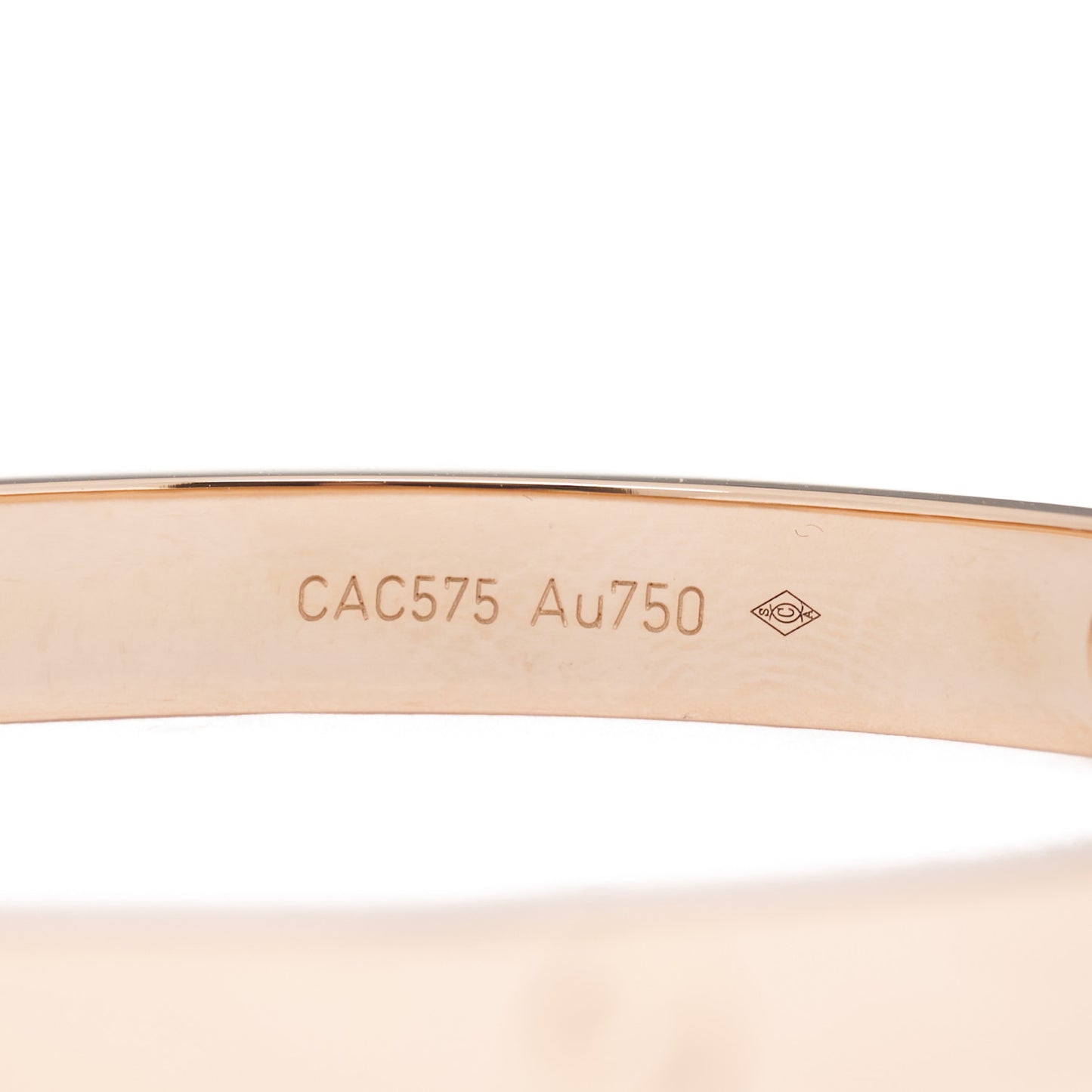 18K Pink Gold LOVE Bracelet 20
