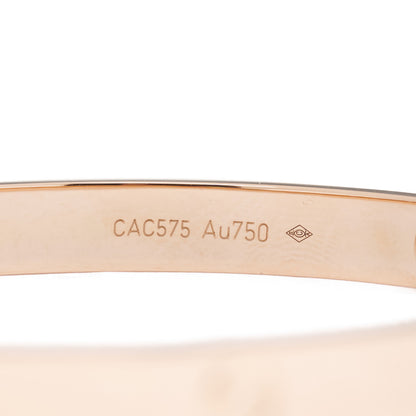 Cartier 18K Pink Gold LOVE Bracelet 20 7 of 10