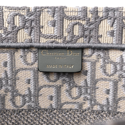 Christian Dior Oblique Medium Book Tote Grey 6 of 9