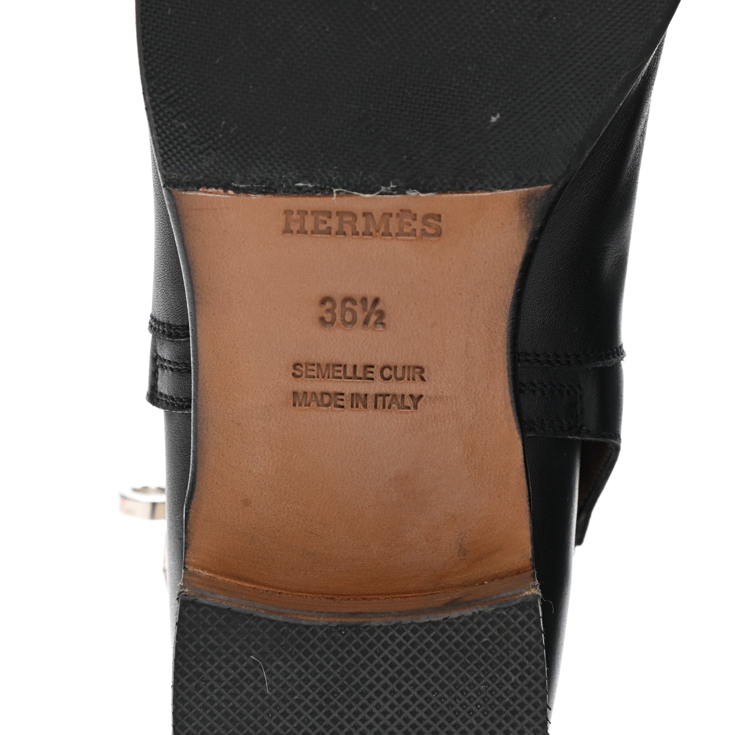 Hermes Calfskin Neo Low Boots 36.5 Black 6 of 13