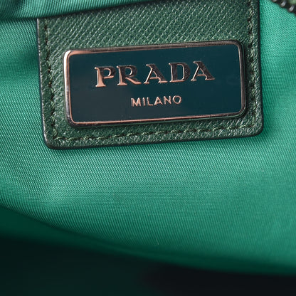 Prada Nylon Vela Flat Messenger Bag Oleandro 6 of 15