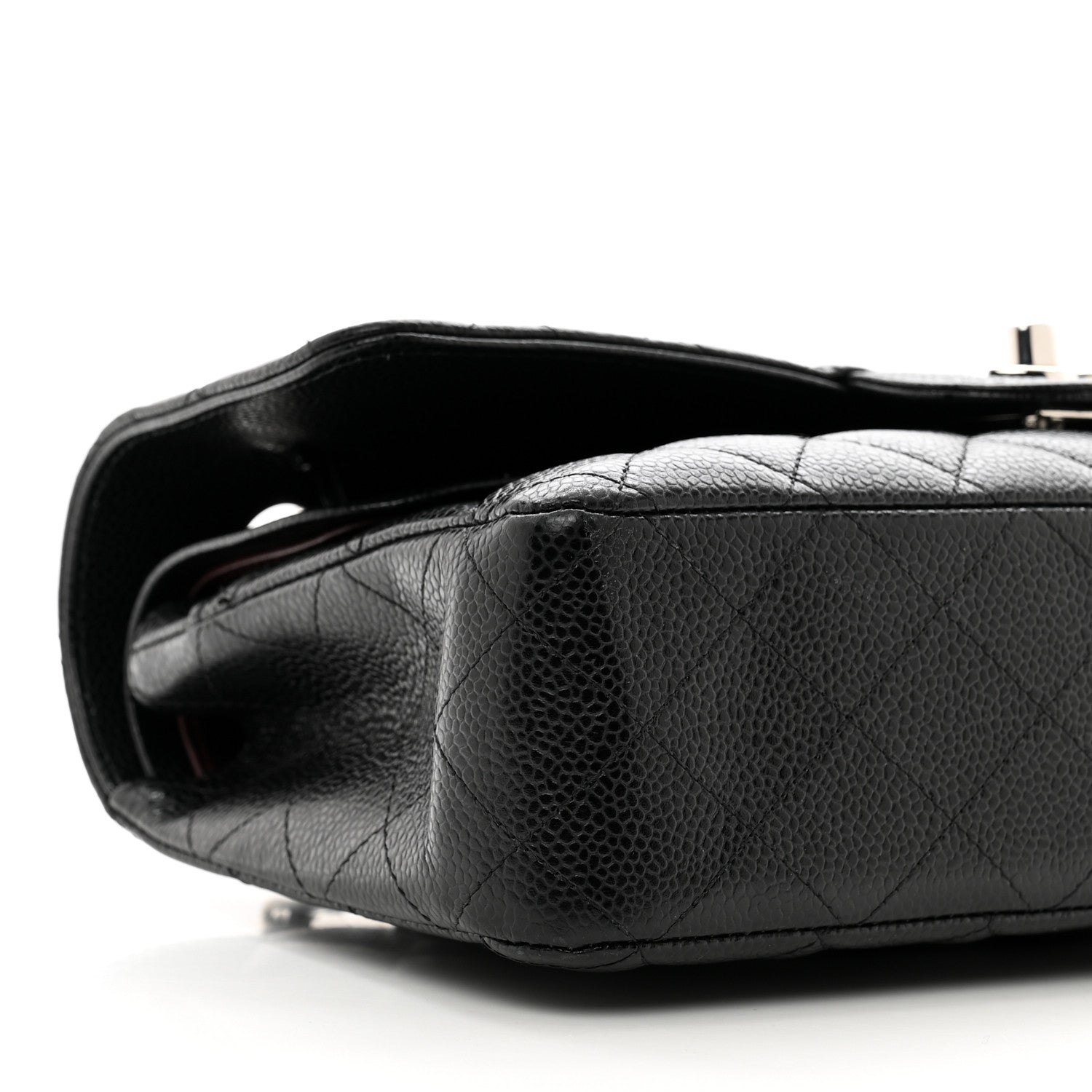 Chanel Caviar Quilted Medium Double Flap Black 9 of 11