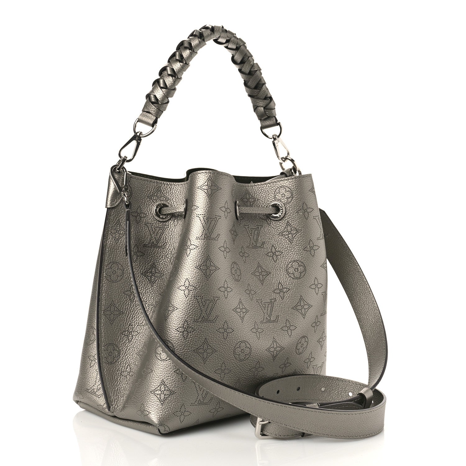 Louis Vuitton Metallic Mahina Muria Gris Souris 3 of 8