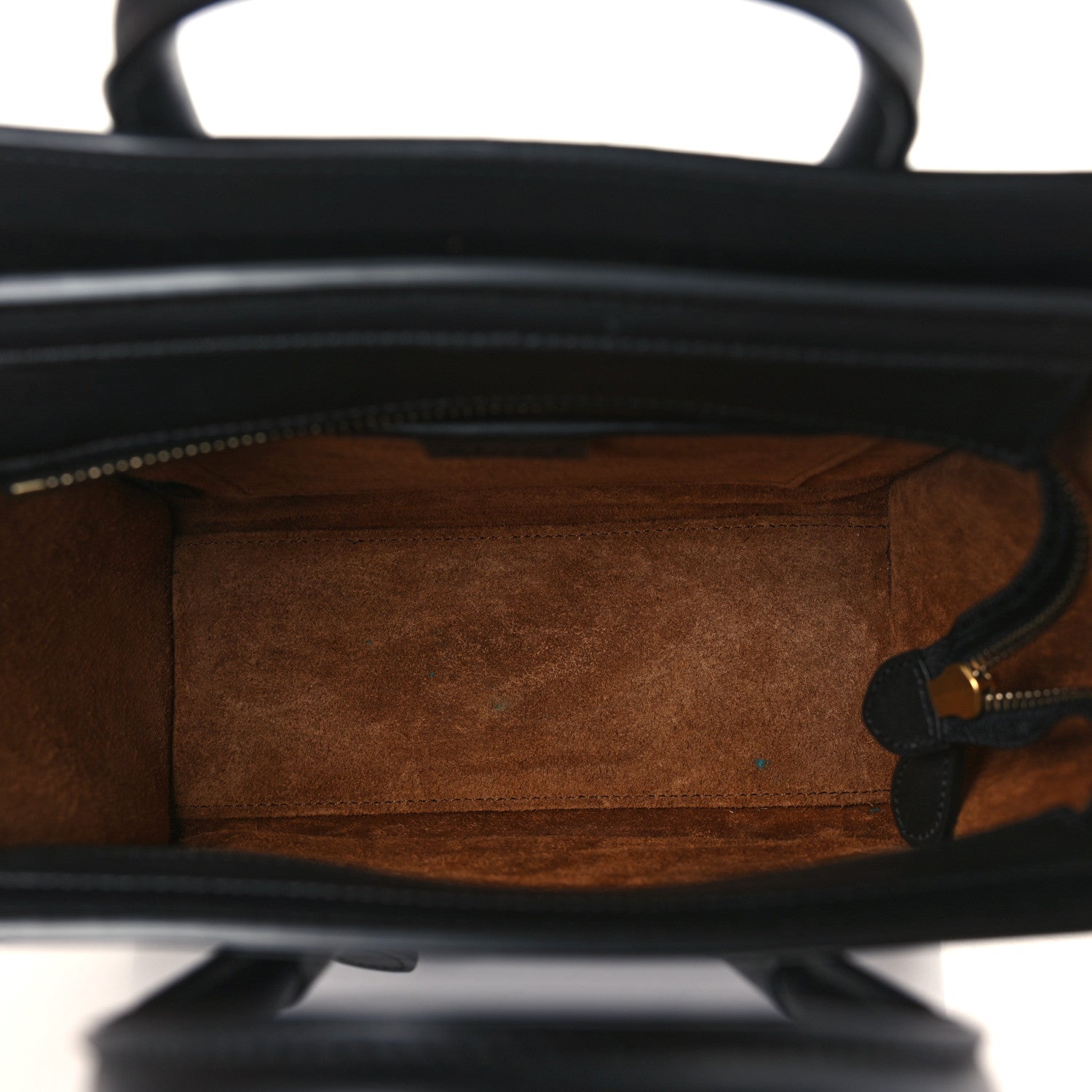 Celine Smooth Drummed Calfskin Nano Tri-Color Luggage Indigo 5 of 8