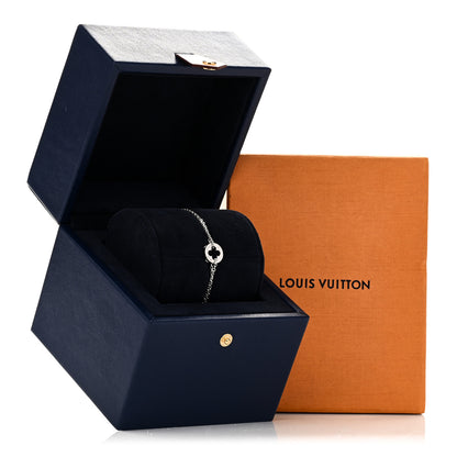 Louis Vuitton 18K White Gold Empreinte Chain Bracelet 5 of 5