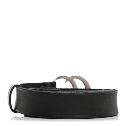 Gucci Faded Calfskin Double G 30mm Belt 85 34 Black 2 of 5
