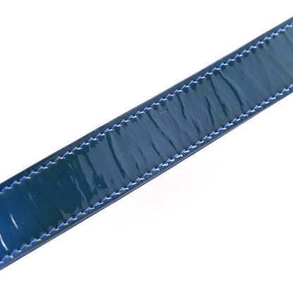 Chanel Patent Calfskin Quilted Medium Plexiglass Boy Flap Blue 25 of 27