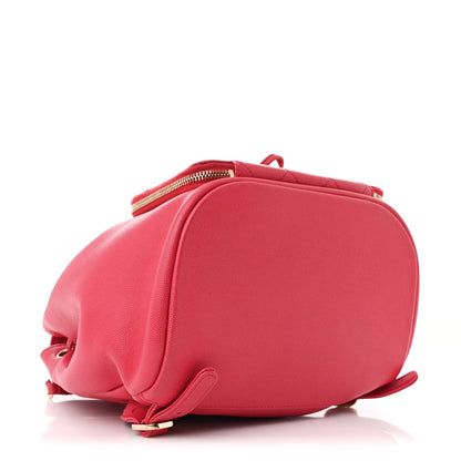 Chanel Caviar Quilted Mini Business Affinity Backpack Dark Pink 4 of 10