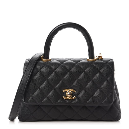 Chanel Caviar Quilted Mini Coco Handle Flap Black 1 of 10