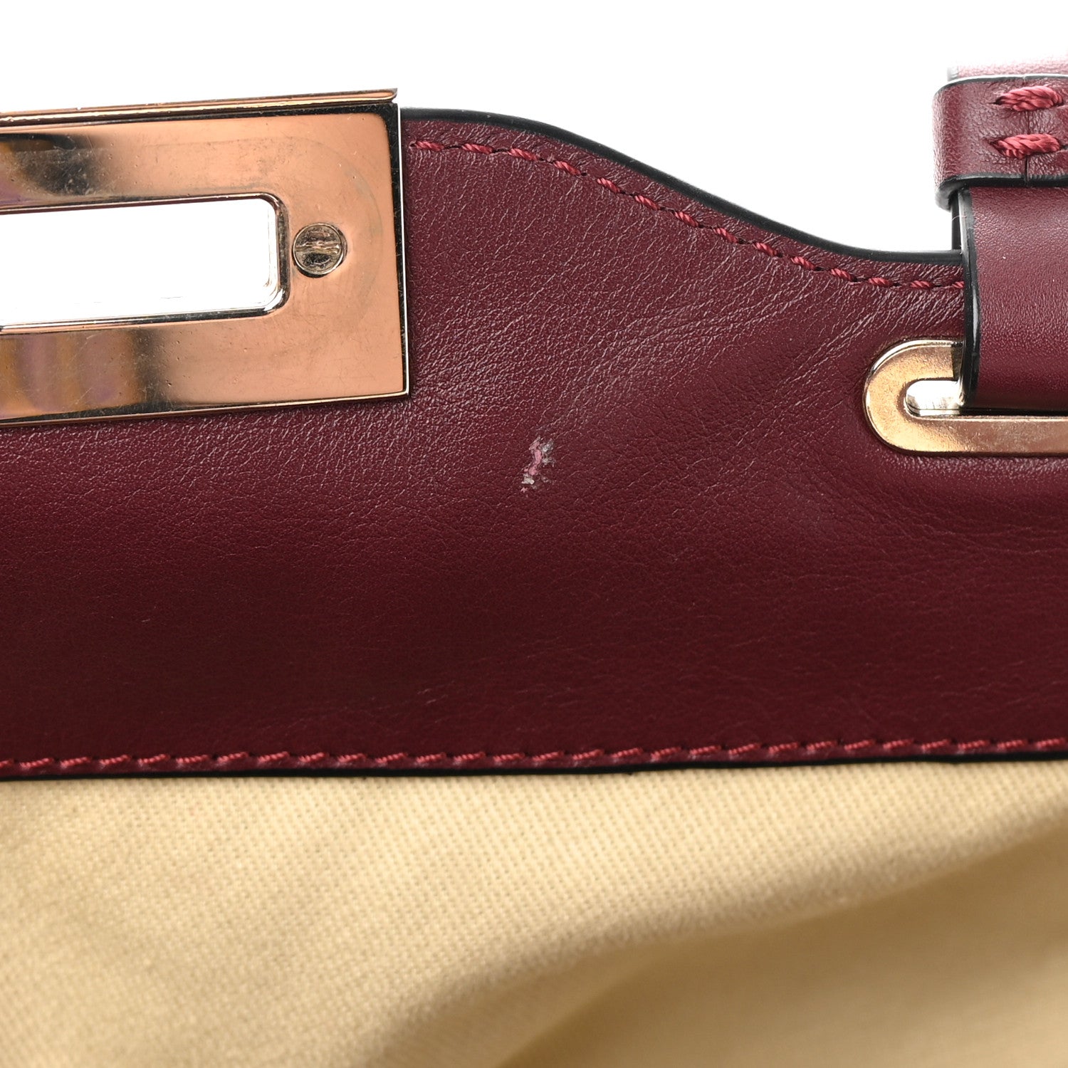 Valentino Garavani Vitello Small Rockstud Tote Rubin 10 of 14