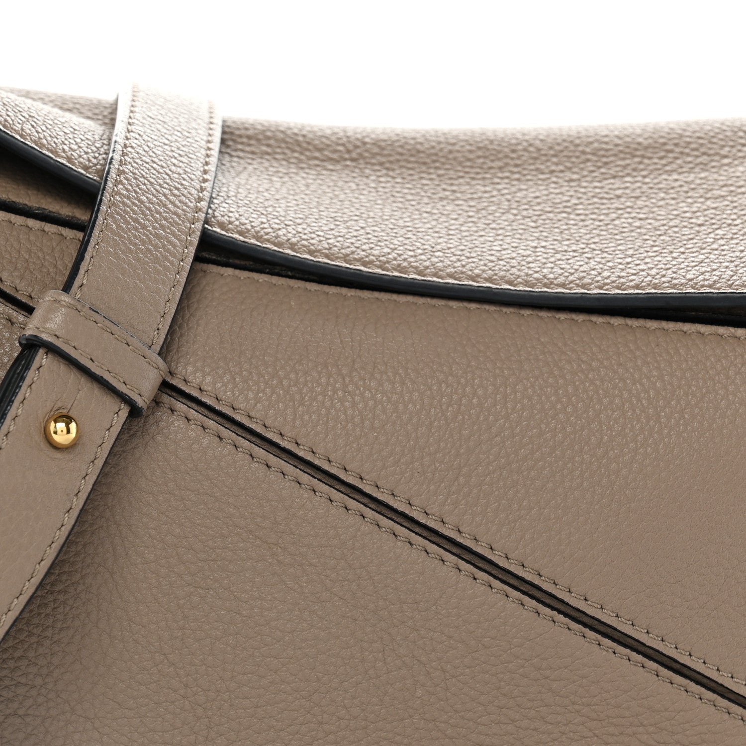 Loewe Grained Calfskin Small Puzzle Bag Sand 7 of 10